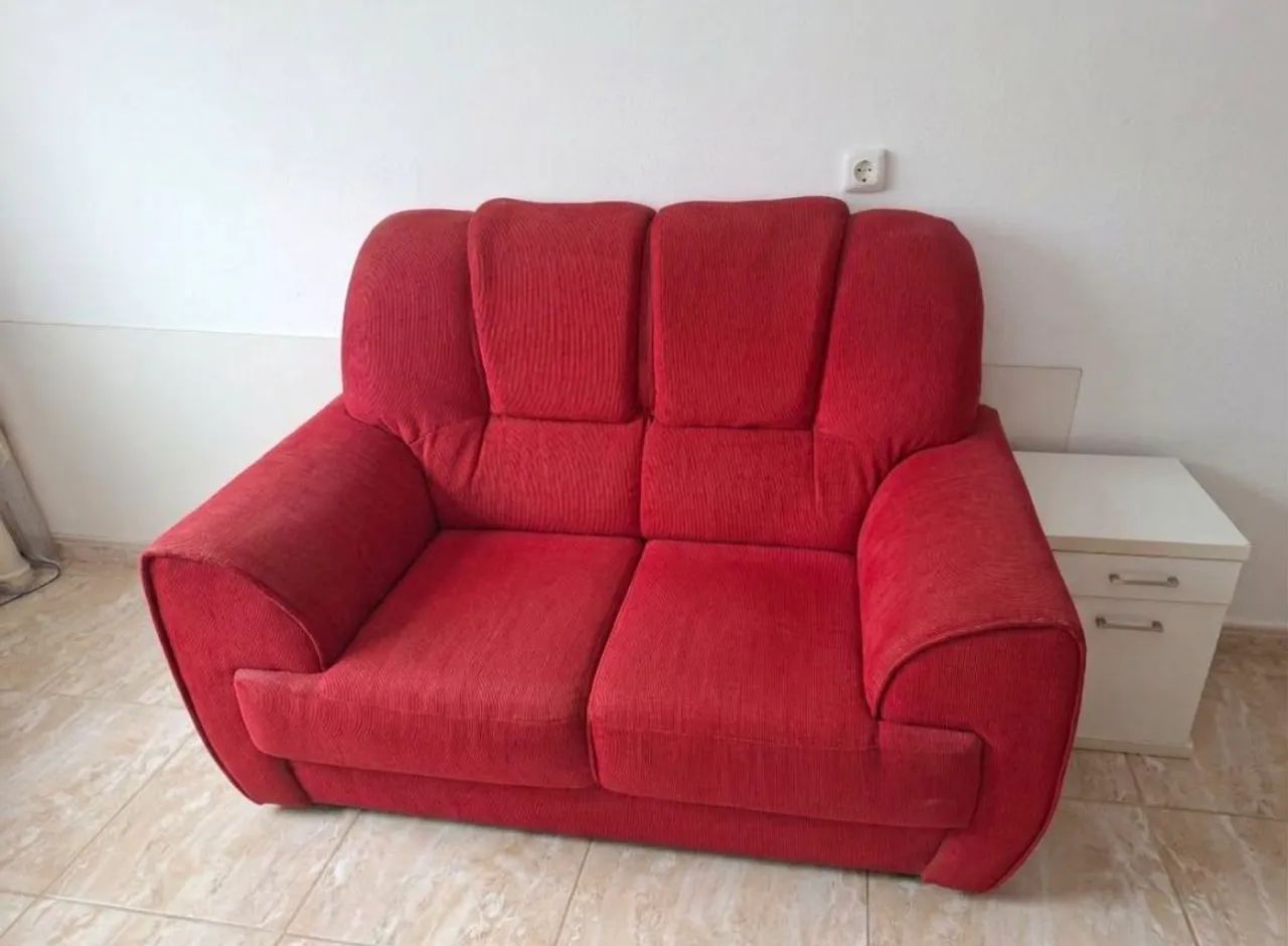 Sofá 2 lugares Vermelho