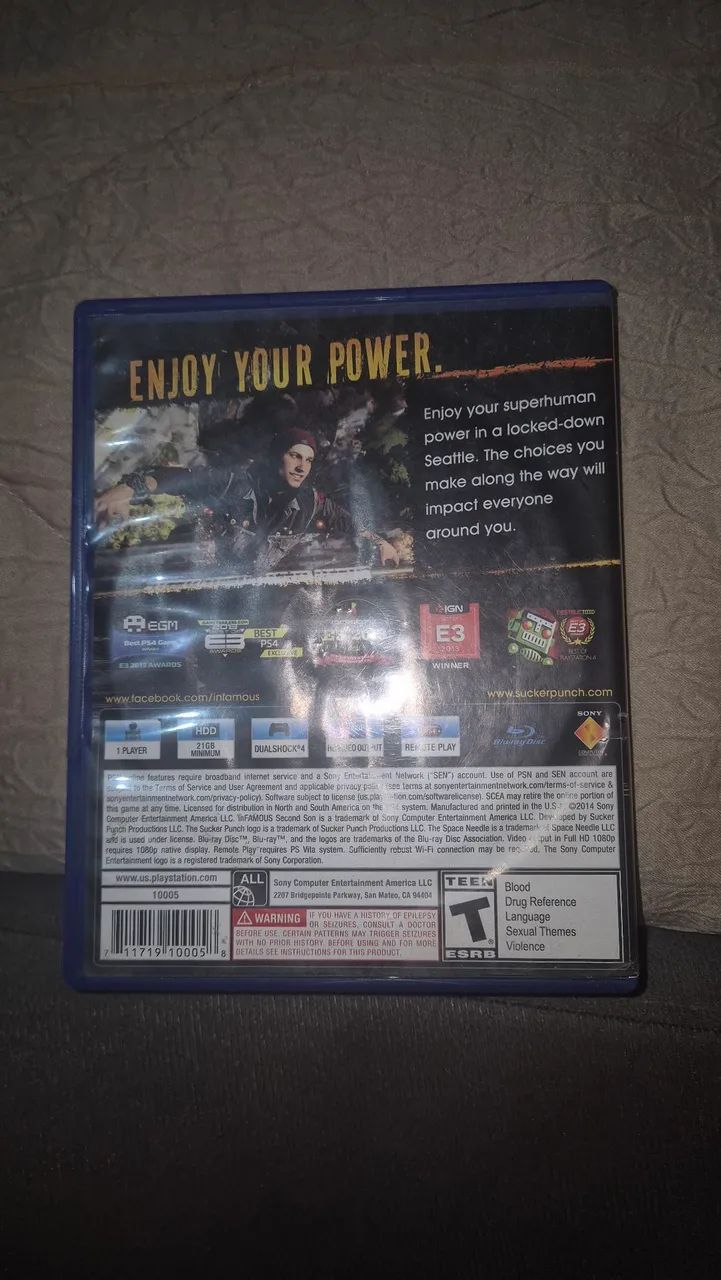 Jogo INFAMOUS SECOND SON - PS4 - Foto 2