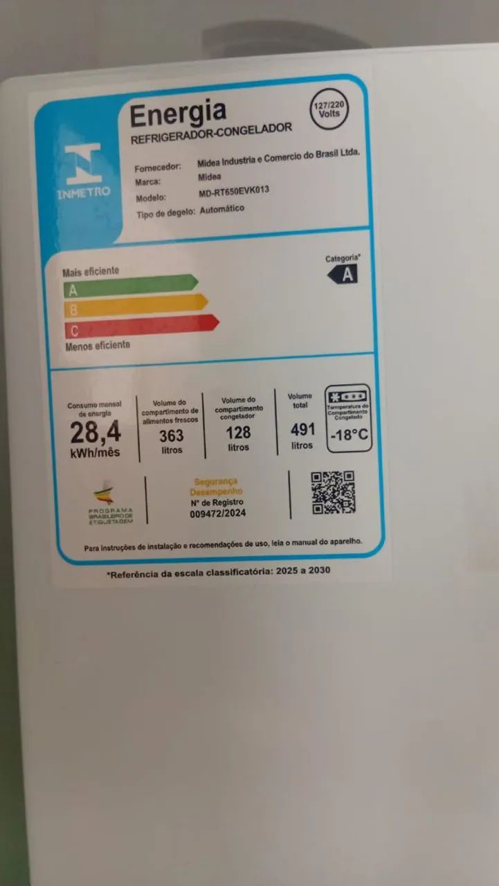 GELADEIRA GRANDE E NOVA - Foto 3