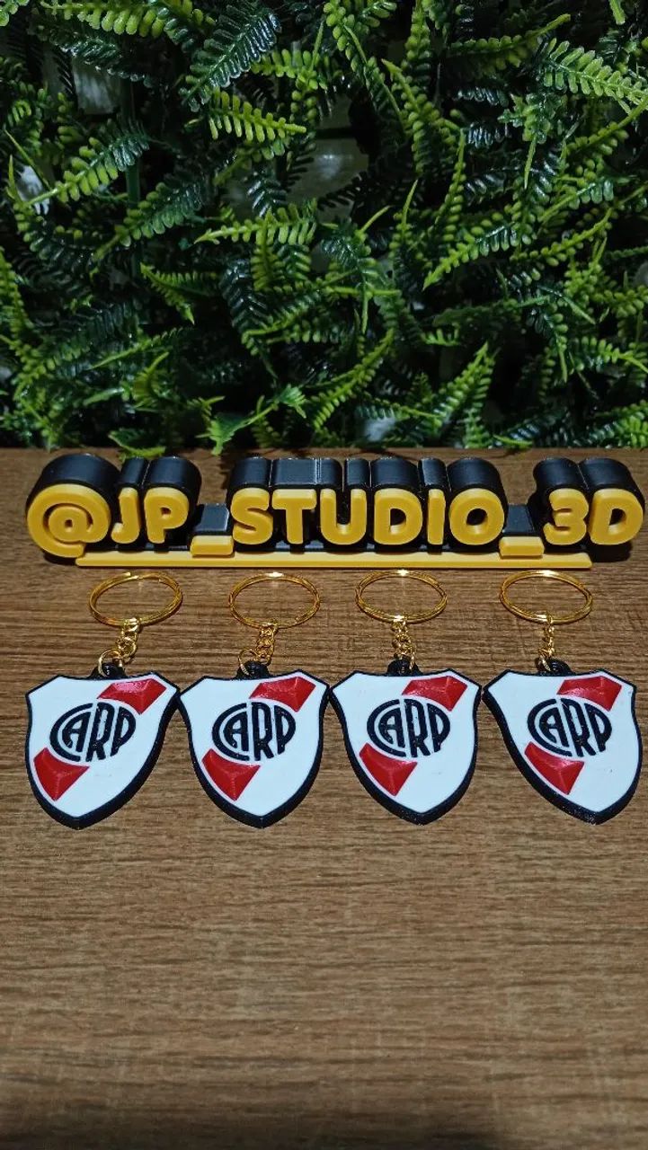 Kit 4 chaveiros do River Plate da Argentina - Foto 4