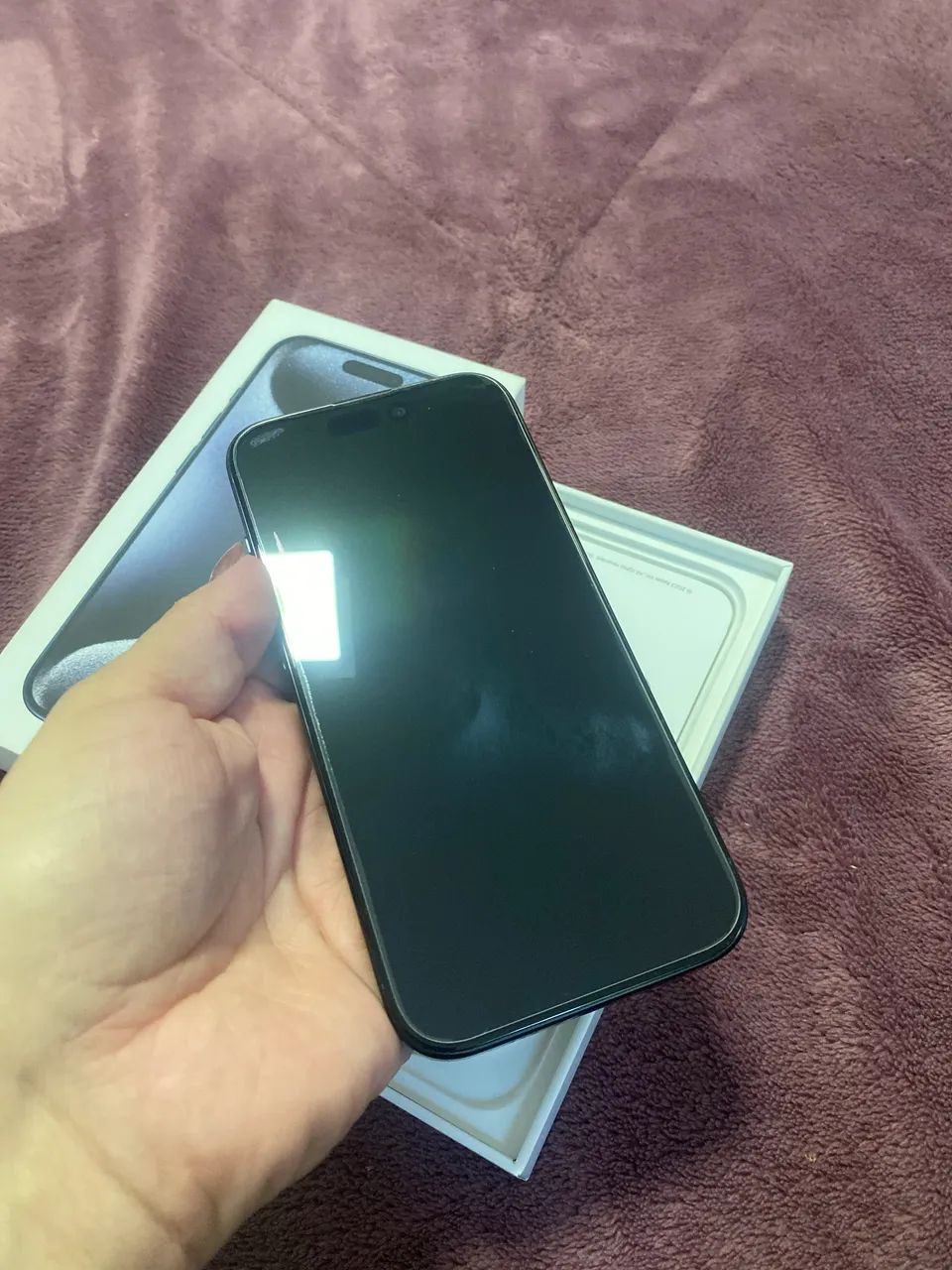 iPhone 15 Pro blue titanium  - Foto 2