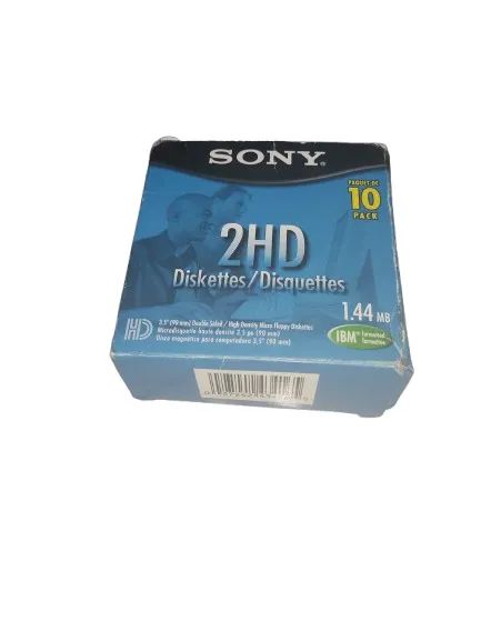 10 Disquetes Sony 3.5" 2HD 1.44MB - NOVOS! Colecionador