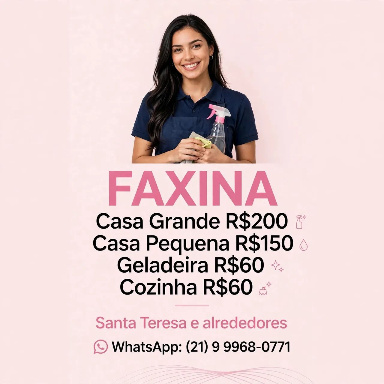 Serviço de faxina ?
