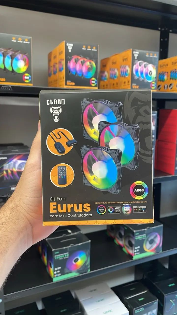 (Promoção) Kit fan cooler clanm 