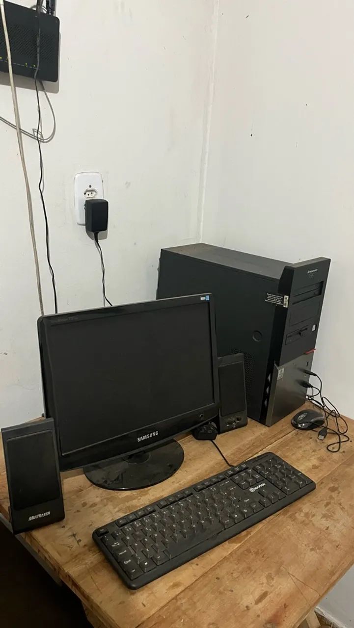 Computador completo funcionando perfeitamente 