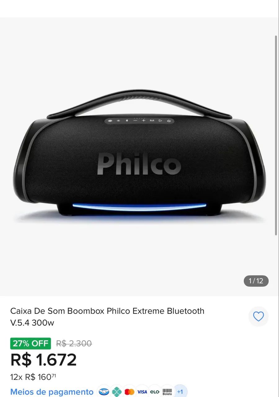 Bombox Philco - Foto 3