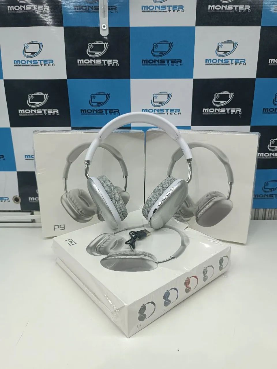 Fone Bluetooth P9 com Microfone Integrado  - Foto 4