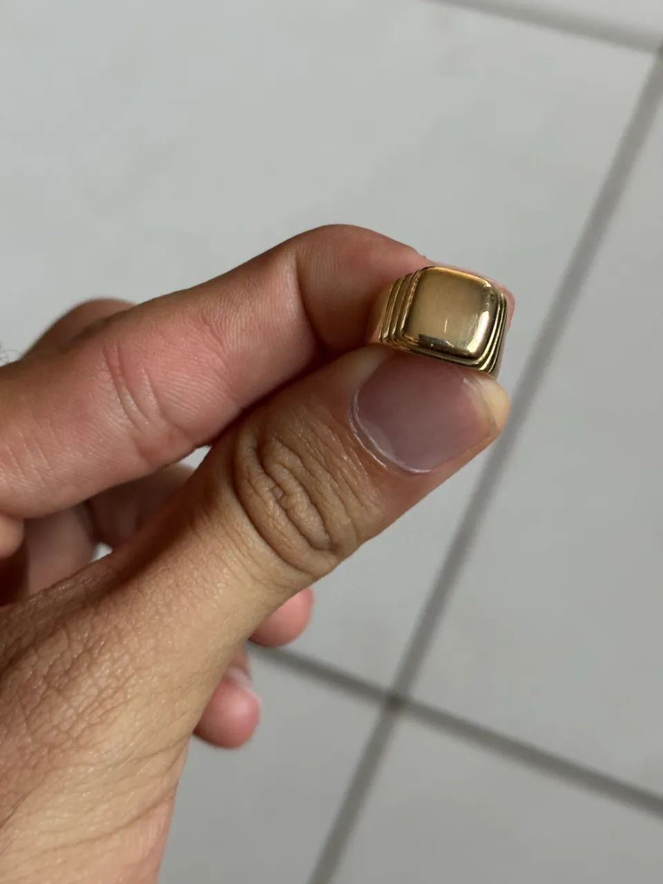 Anel de ouro 18k - Foto 2