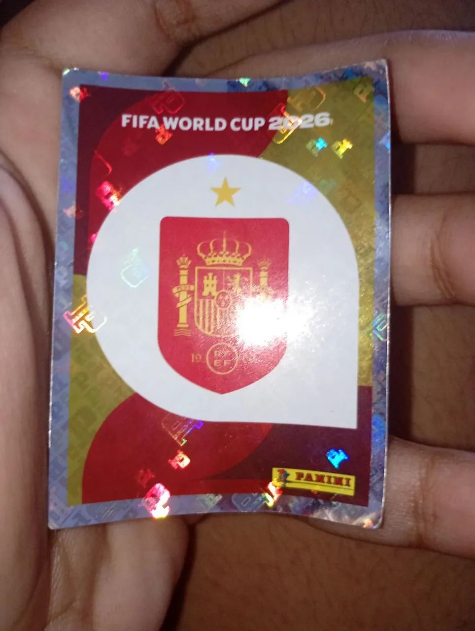 Figurinha da copa da Espanha 2026 original