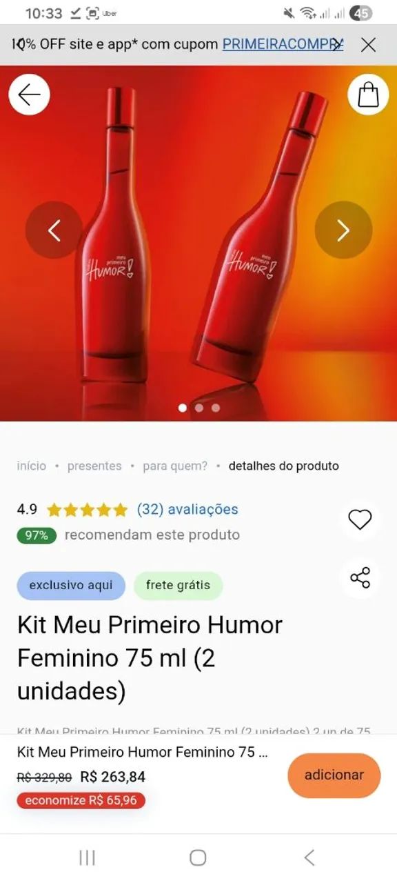 Meu Primeiro Humor NATURA  - Foto 2