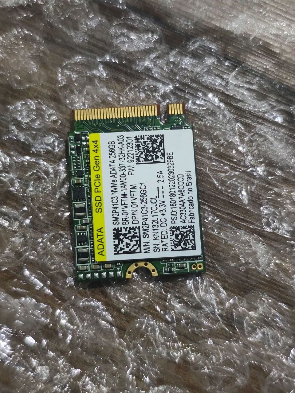 SSD NVMe ADATA 256gb M2 notebook + suporte  - Foto 2