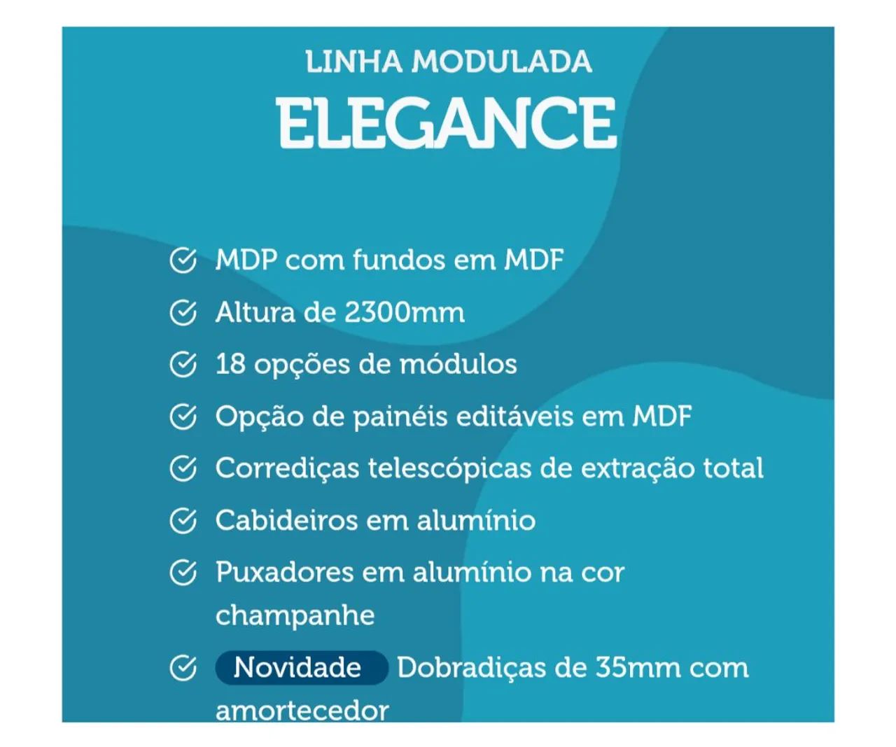 Guarda roupa modulado Elegance , à pronta entrega  - Foto 3