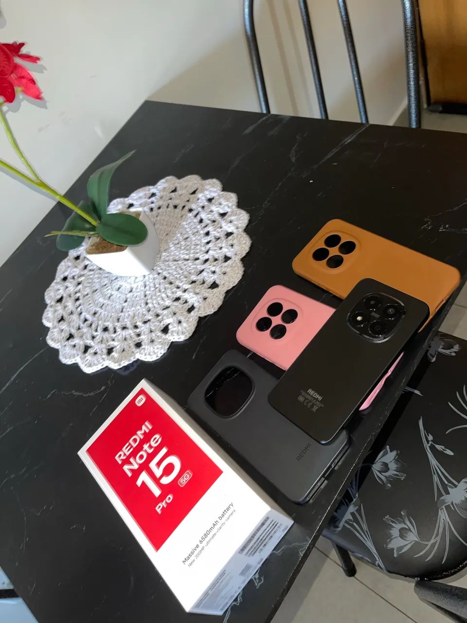 VENDO REDMI NOTE 15 PRO 5g 256gb + capinhas  - Foto 4