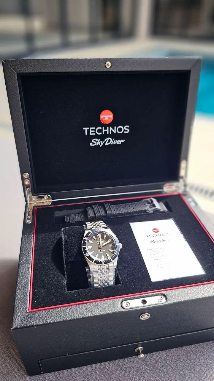 [Edição Limitada] Novo Technos Skydiver Automático 500 metros - Foto 5
