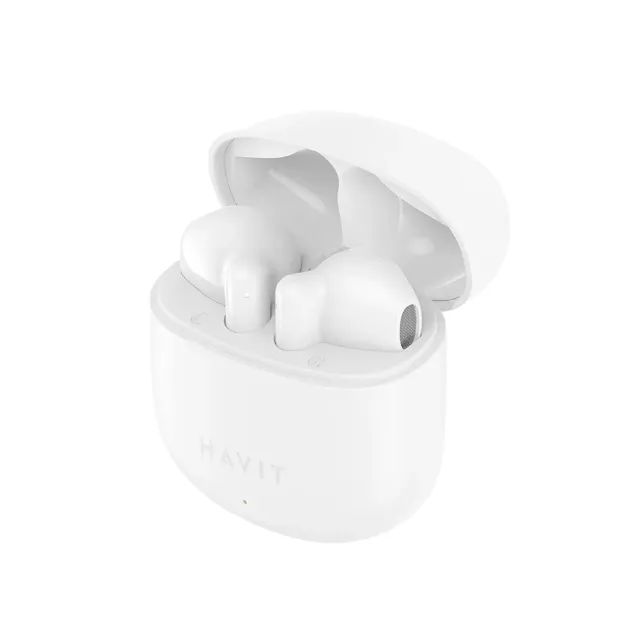 Fone Bluetooth Havit TW976 TWS Branco | BT 5.3 | Até 5h