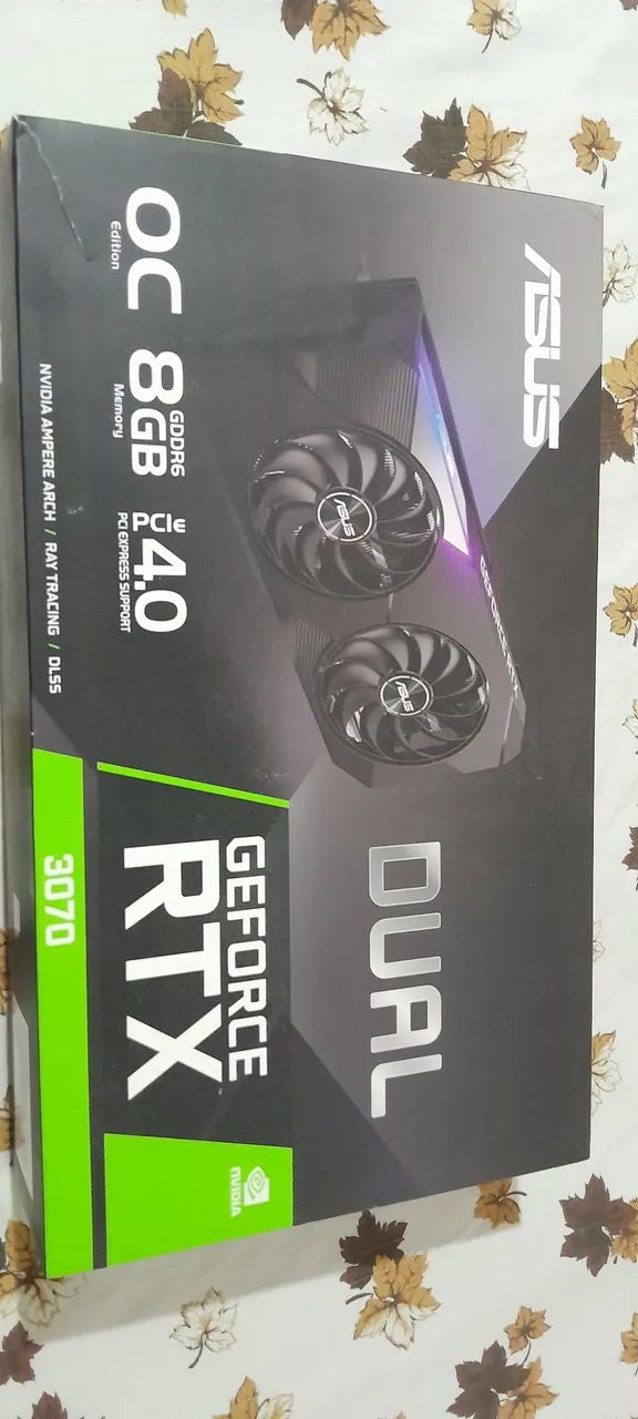 Placa de vídeo RTX 3070 ASUS