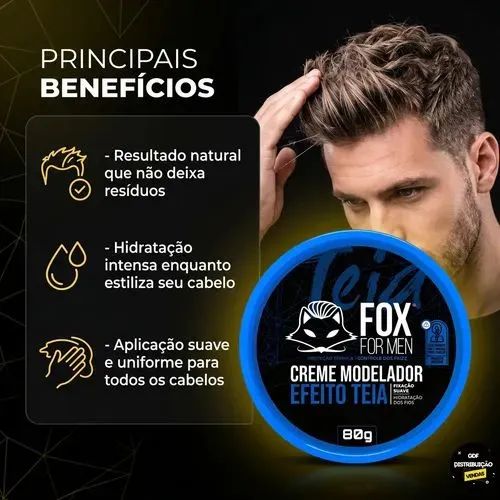 Pomadas FOX for man 80g - Foto 3