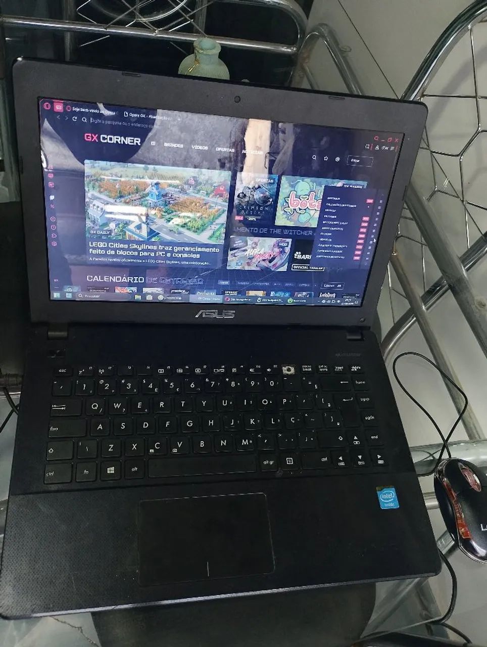 Notebook funcionando tudo entrego 
