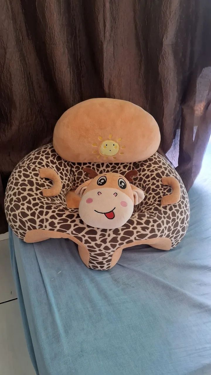 Cadeirinha assento puff para bebê 