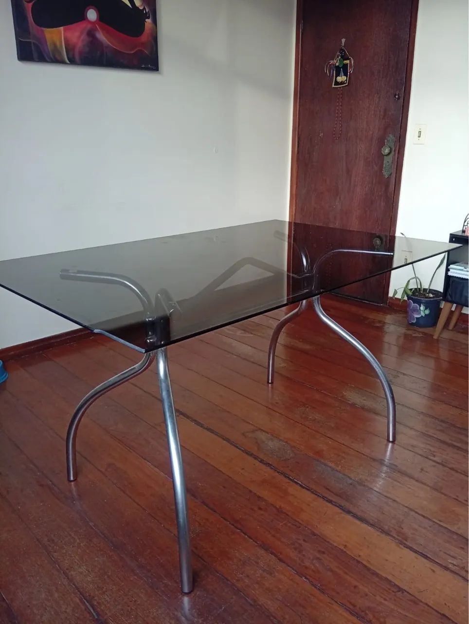 Mesa com tampo de vidro  - Foto 3