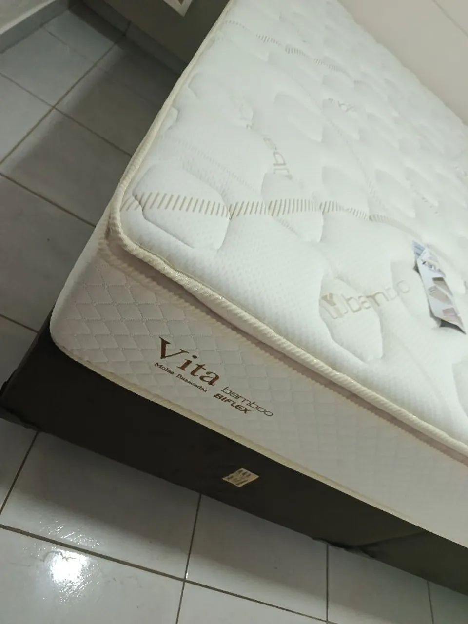 Cama super King com colchão confortável alto e de espuma de 33 - Foto 3