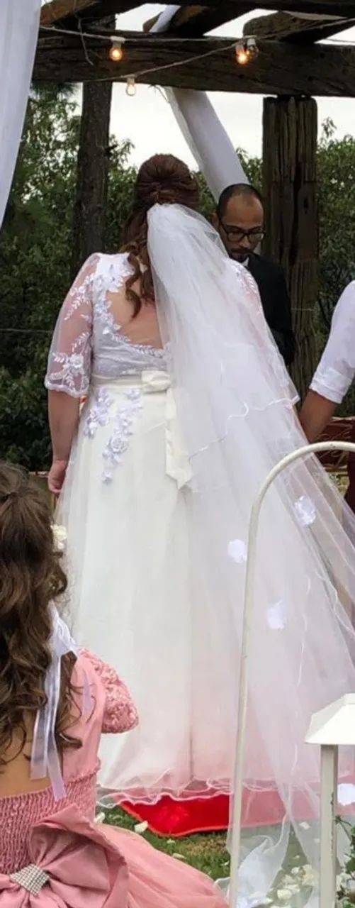 Vestido de noiva plus size completo - Foto 3