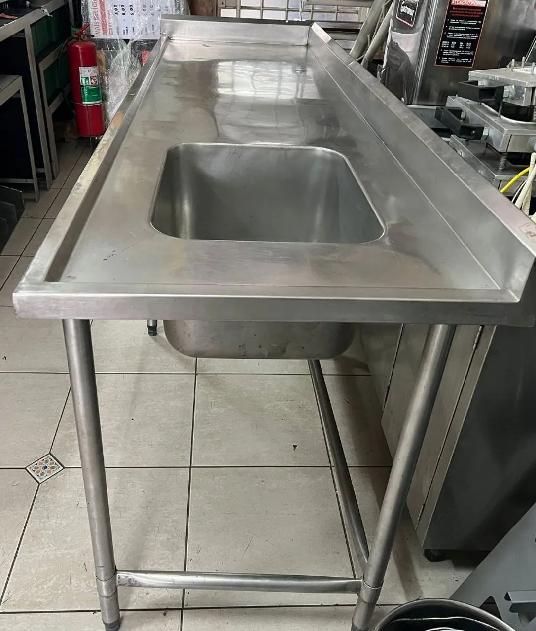 Pia Inox Com Bancada PRONTA ENTREGA - Foto 4
