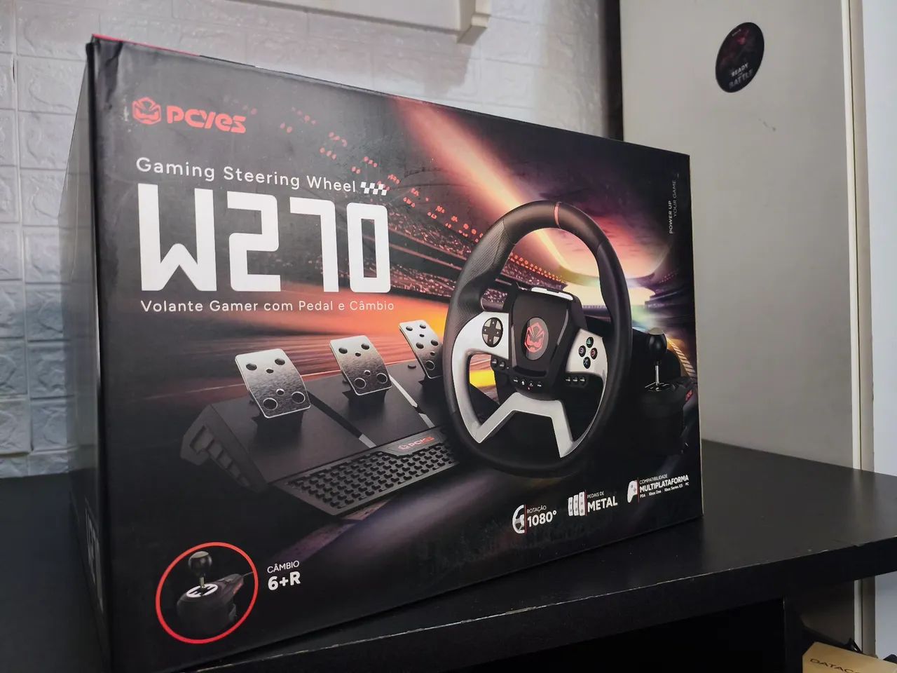 VOLANTE GAMER COMPLETO - Foto 4