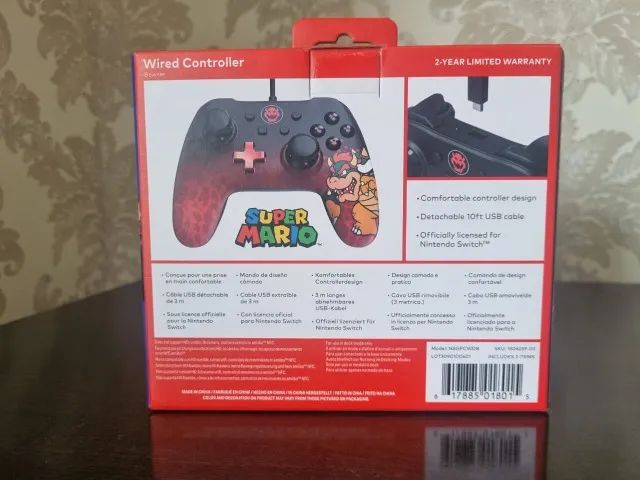 Controle Powera Compatível Com Nintendo Switch. Bowser Preto - Foto 3