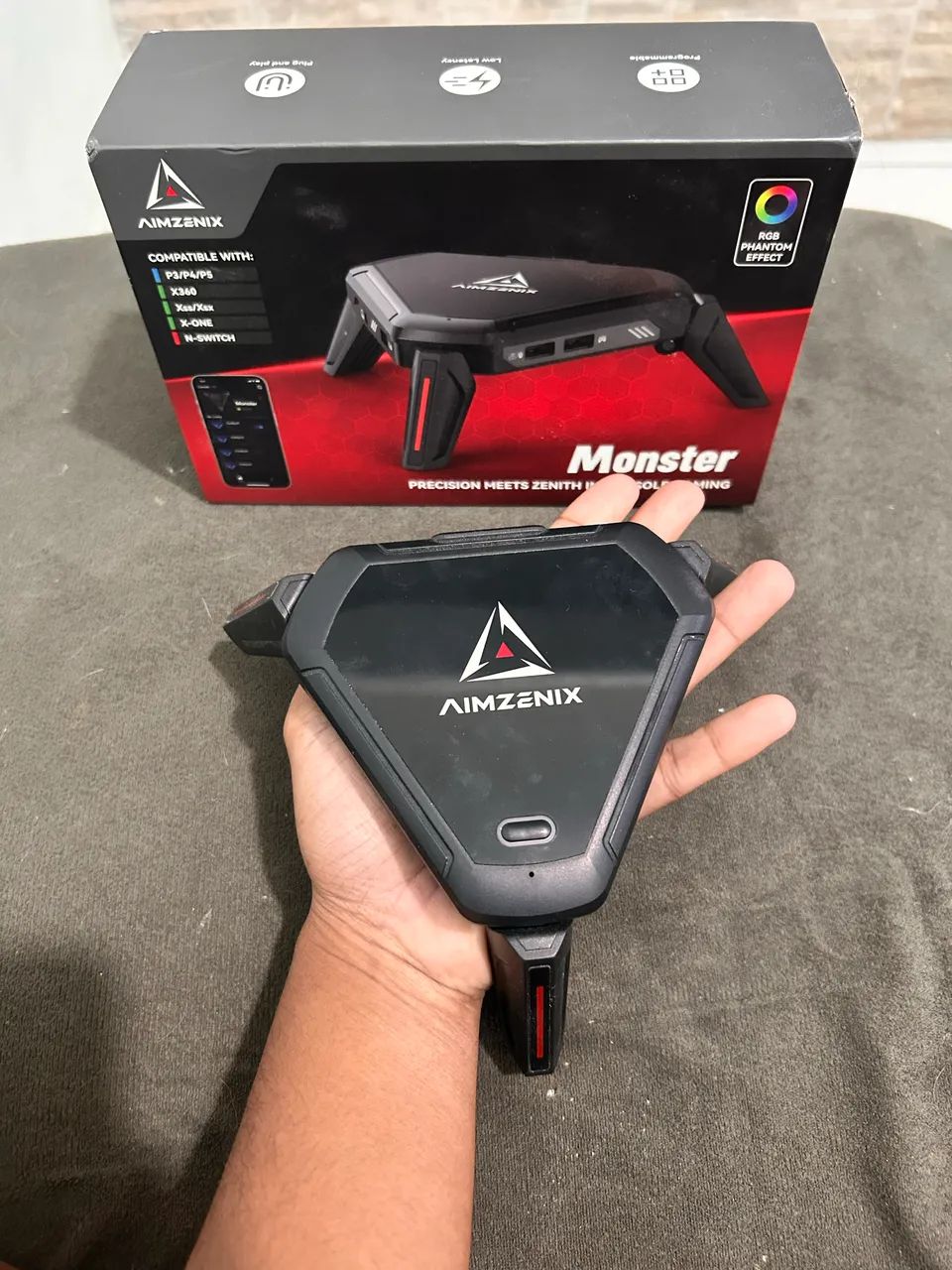 AIMZENIX Monster Adaptador Teclado e Mouse para PS5, Xbox e Switch - Foto 3
