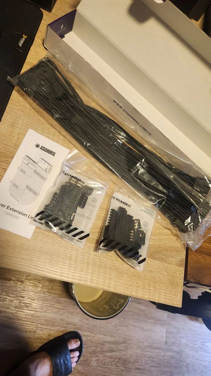 Kit De Extensão De Cabo Psu Asiahorse Para Pc - Foto 2