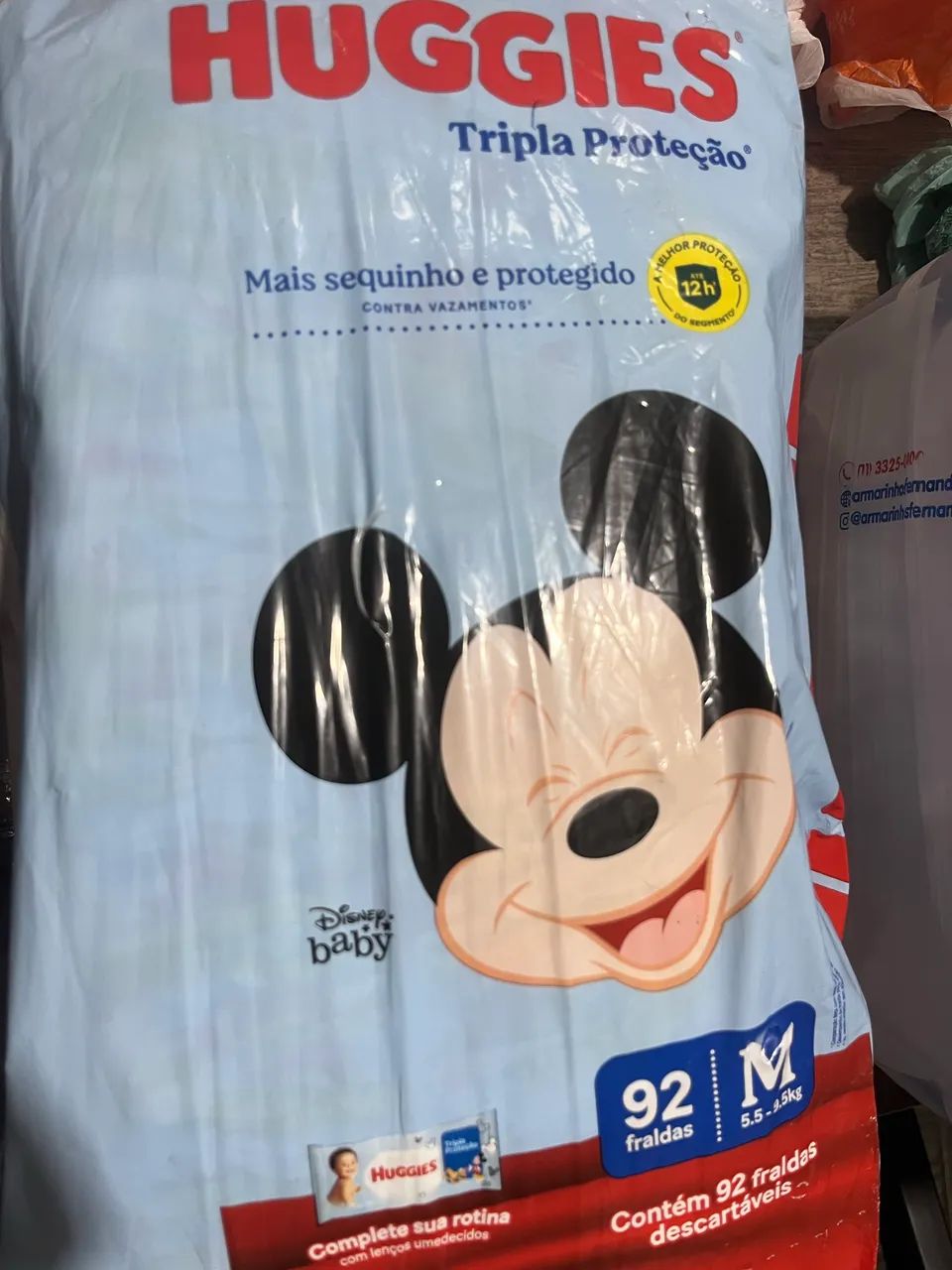 Huggies 92 Fraldas M 
