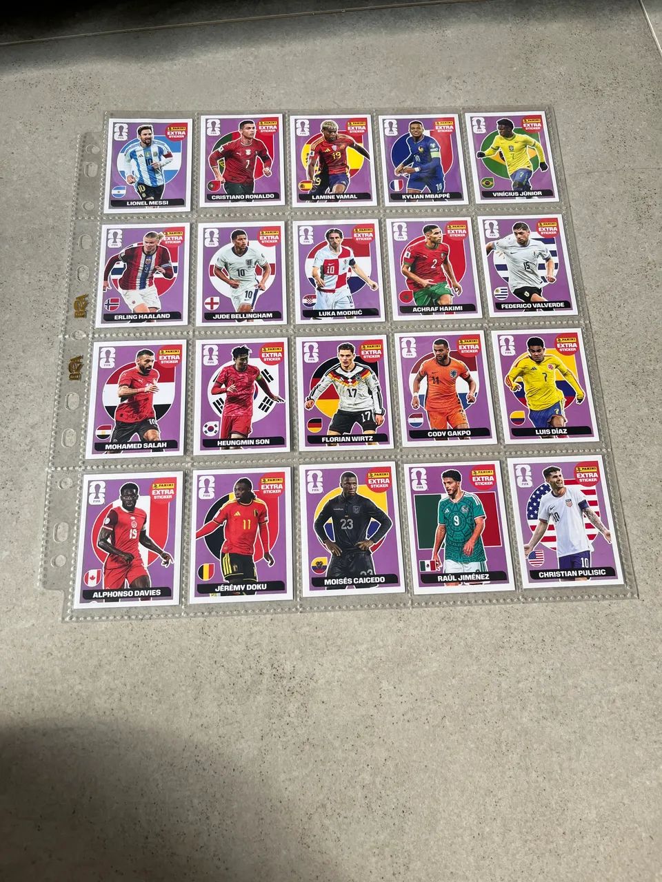 Coleção 20 legends lilás 2026