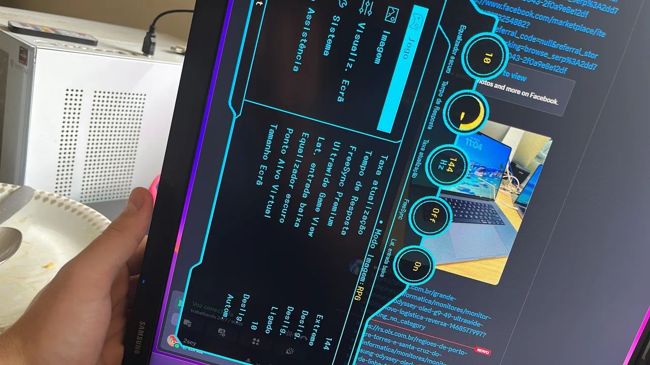 Monitor Samsung Odyssey G30B 144hz - Foto 2