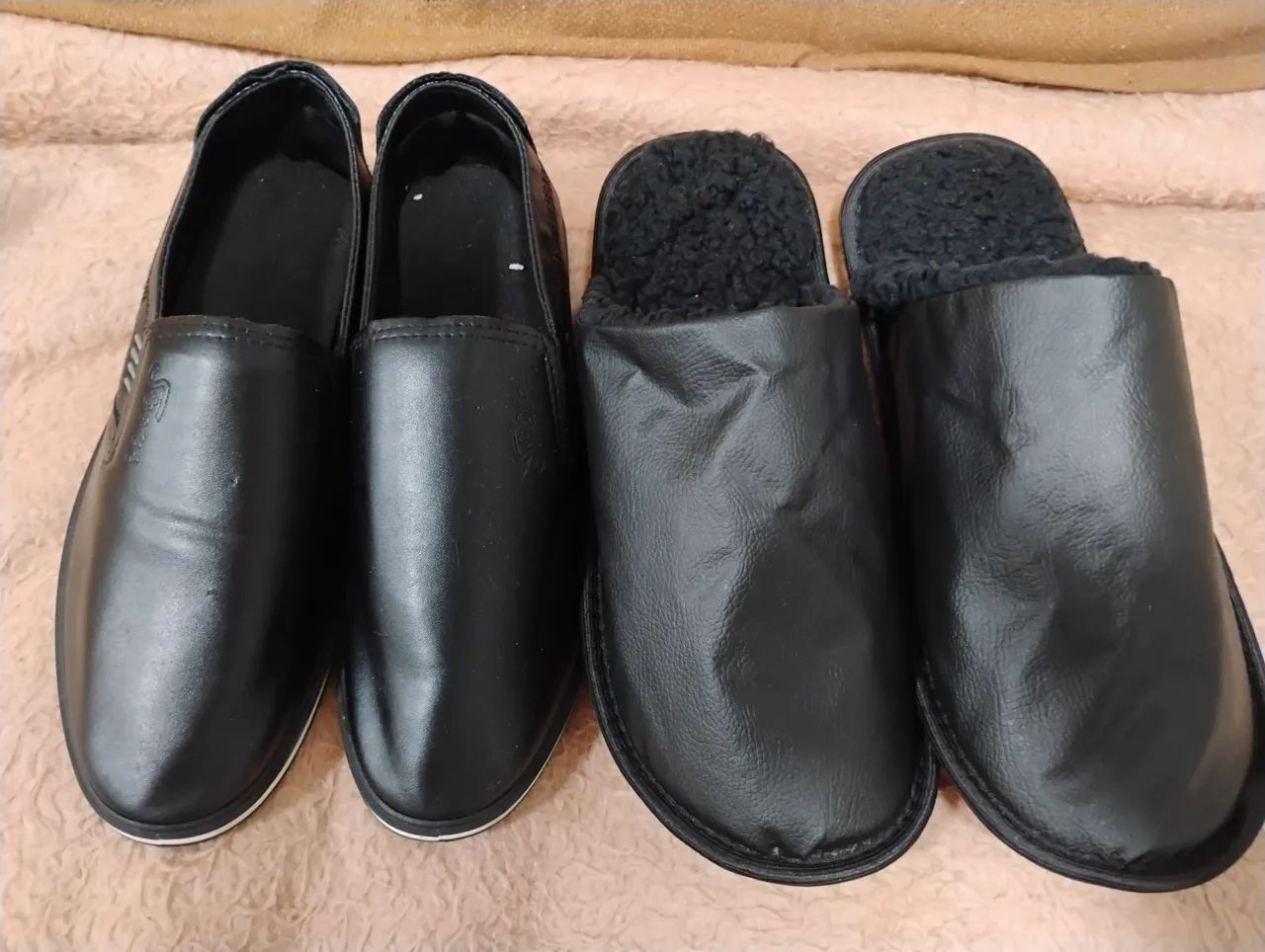 Sapatenis e pantufa 