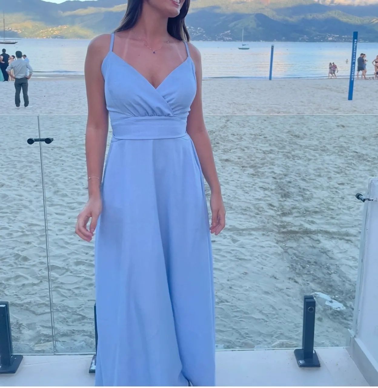 Vestido Longo Azul - Foto 3