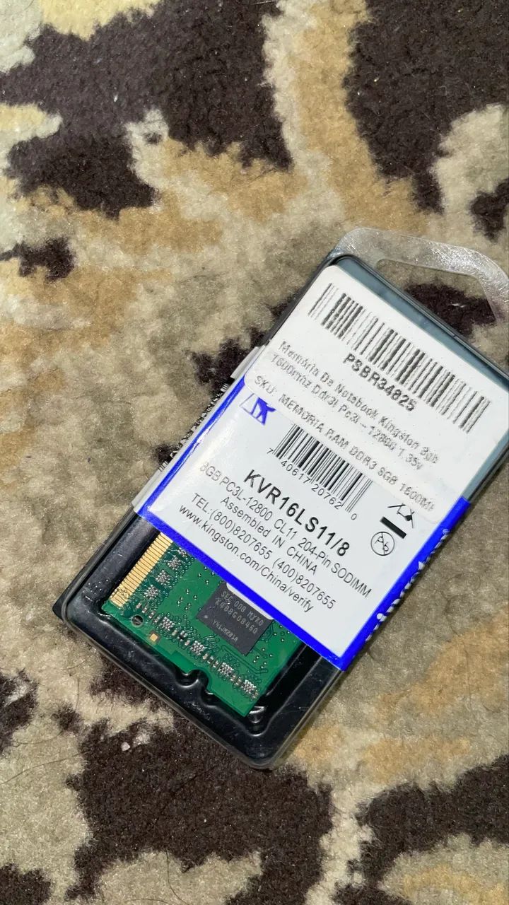 Memória ram Kingston 8gb ddr3 para notebook  - Foto 2