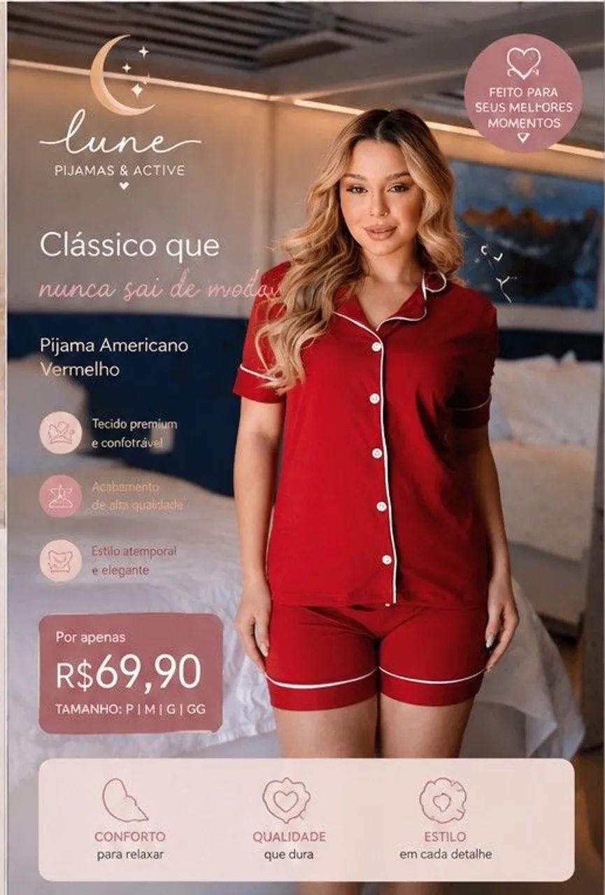 Pijama americano verao/ Uberlândia  - Foto 2