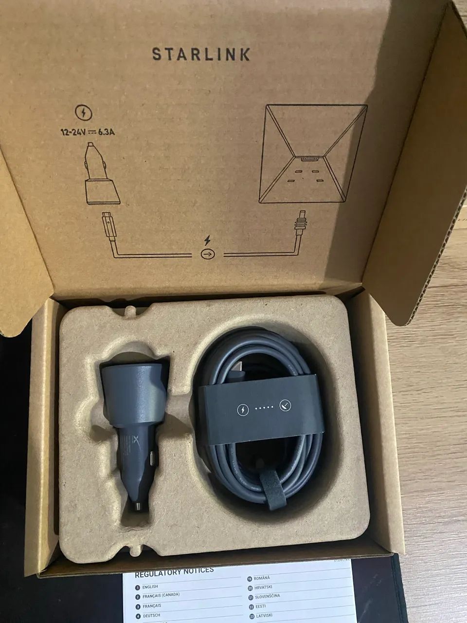 Fonte veicular e cabo tipo C starlink mini - Foto 2
