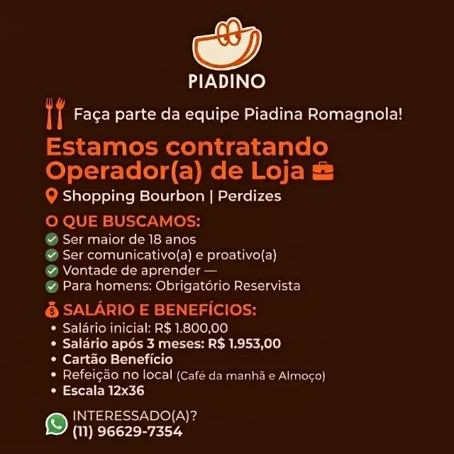 ATENDENTE DE FAST FOOD 