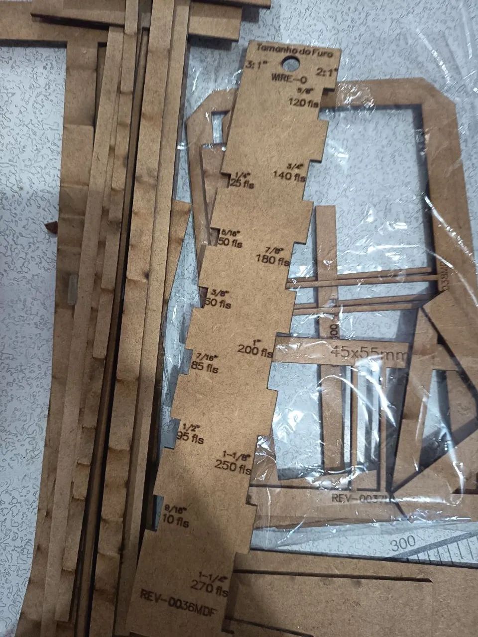 Kit Gabaritos encadernação 