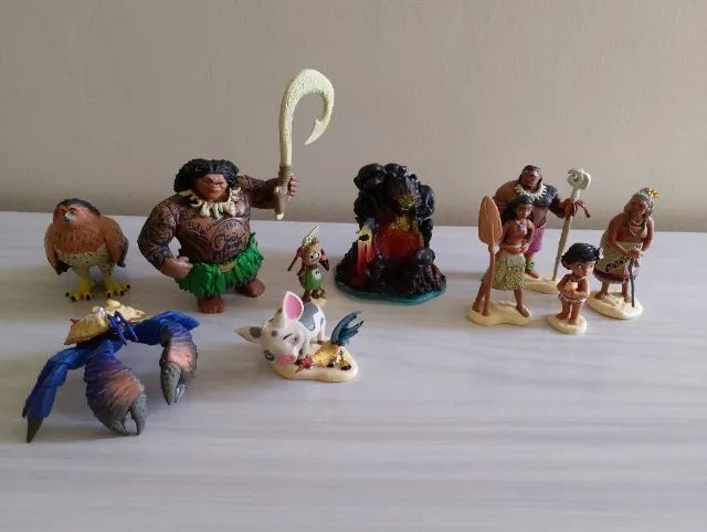 Kit Bonecos Moana Novinho