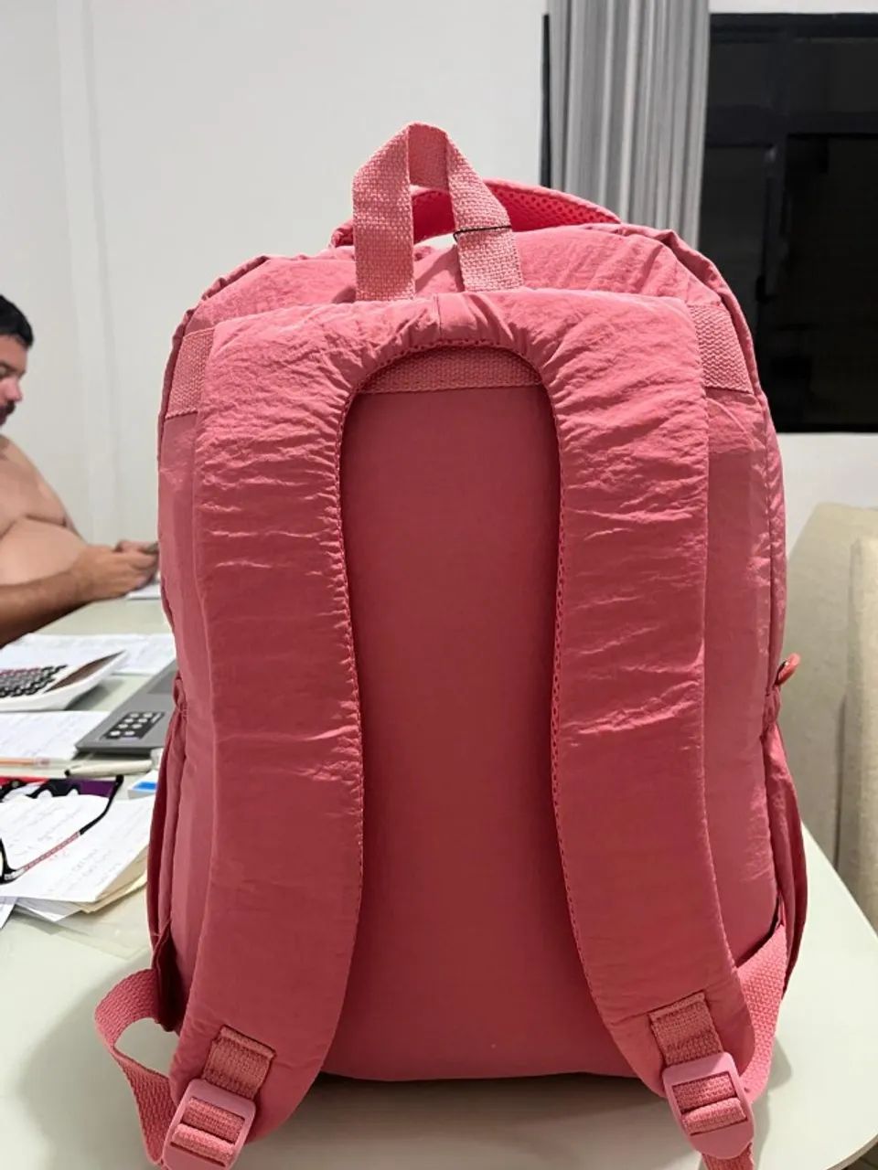 mochila rosa nova - Foto 2
