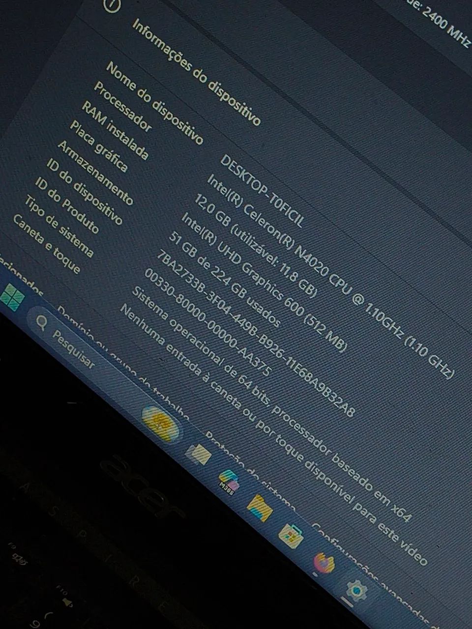 Notebook Acer aspire 3  - Foto 5