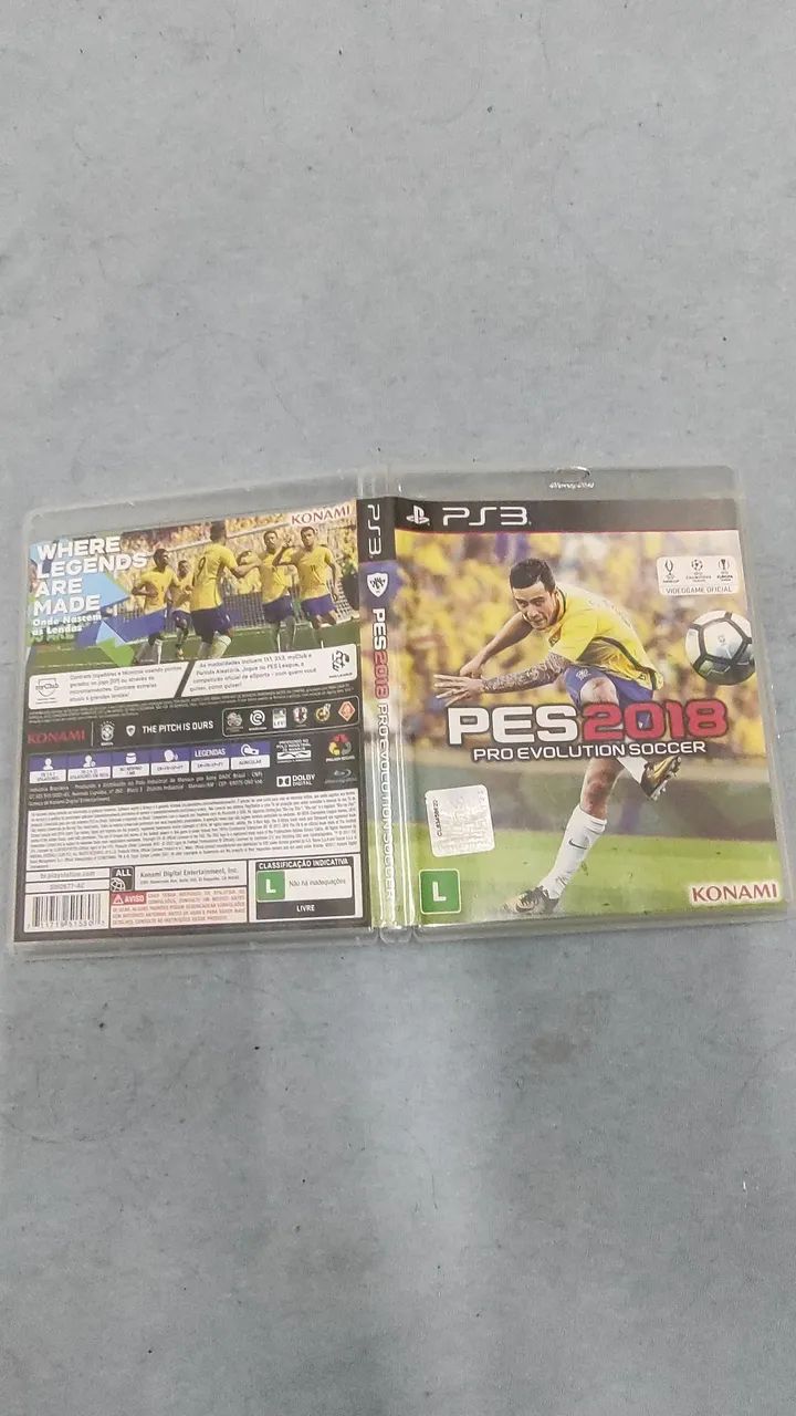 Jogo ps3 PES 2018