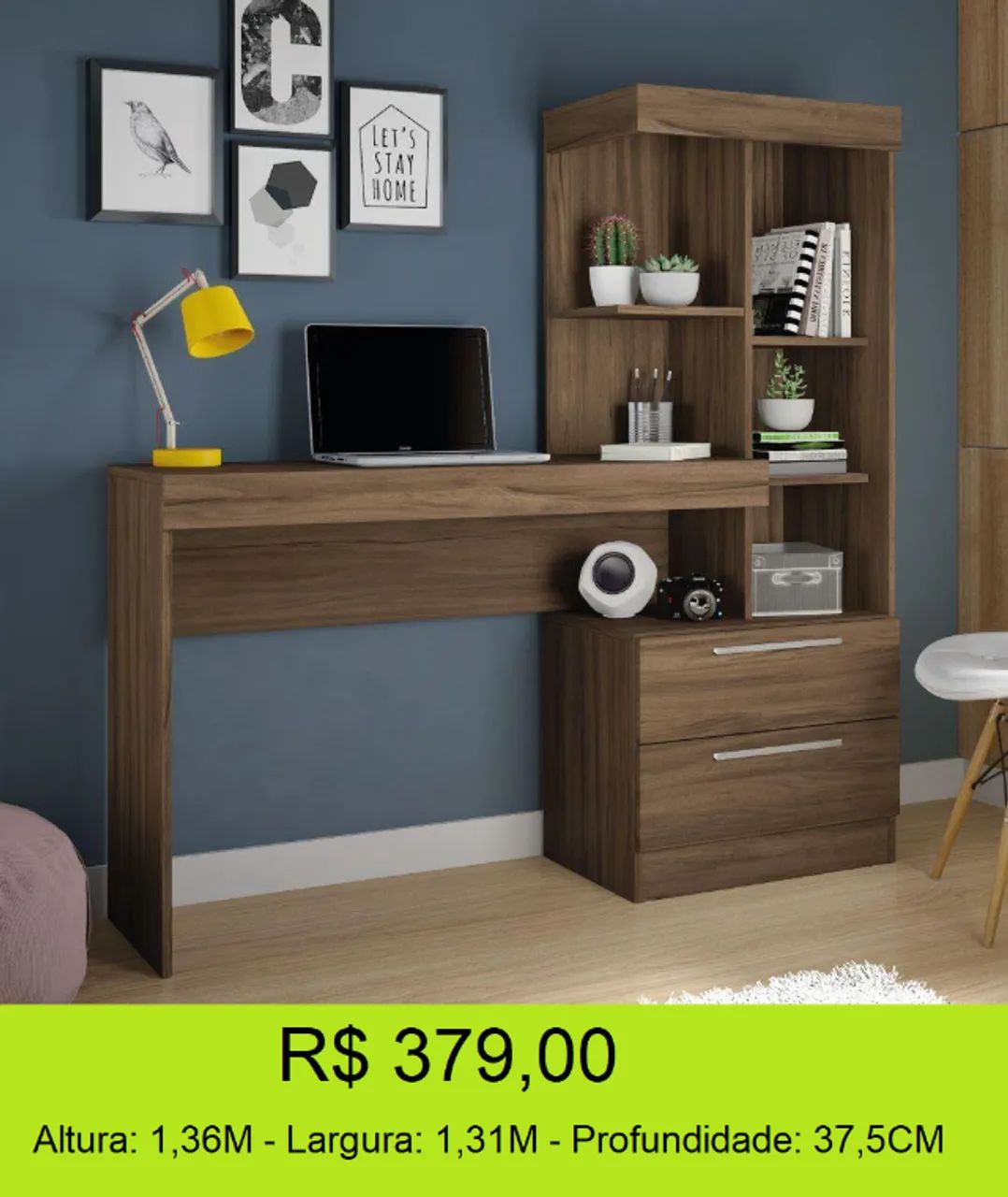 Escrivaninha para escritorio - a pronta entrega  - Foto 2