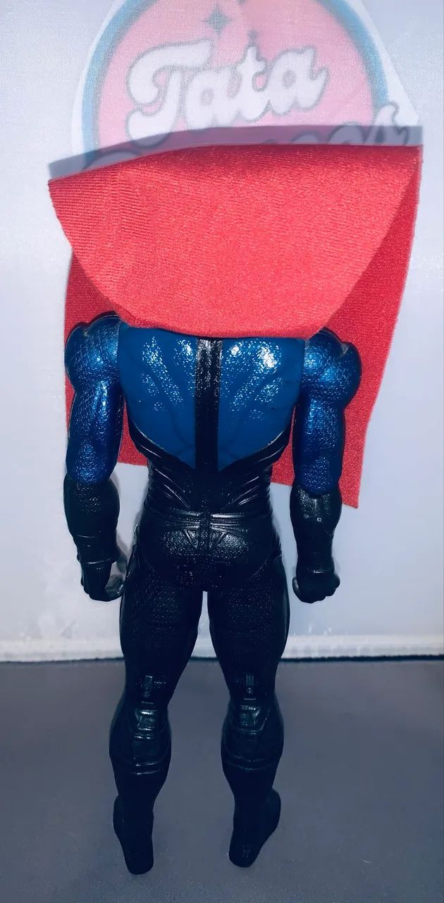 Boneco Superman camuflado 30 cm semi novo  - Foto 2