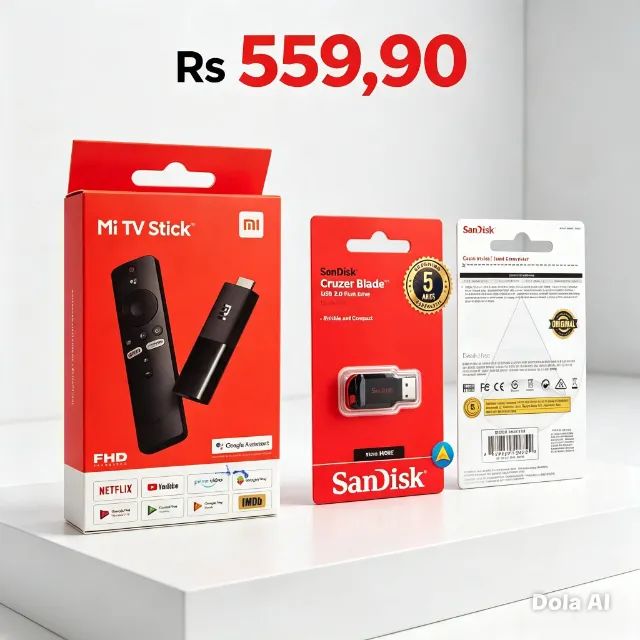Mi TV Stick Xiaomi Original - Sistema Android Oficial - Foto 2