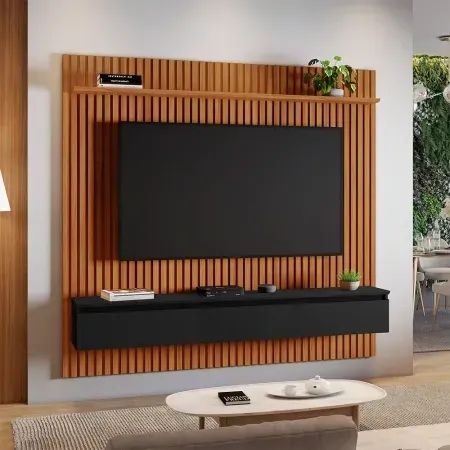 Painel de TV Ripado 75 Polegadas Novo na Caixa Entrega 