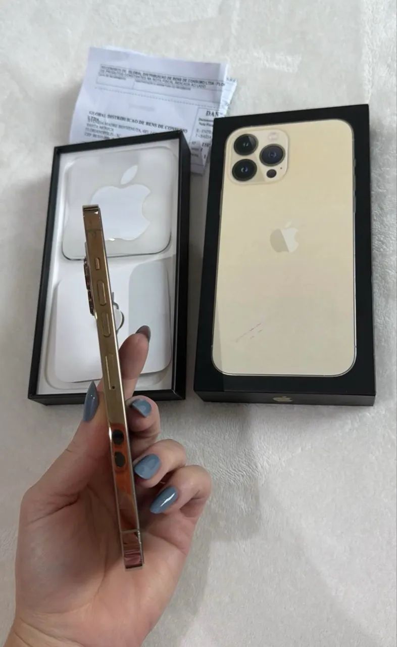 iPhone 13 Pro Max 256gb dourado  - Foto 2